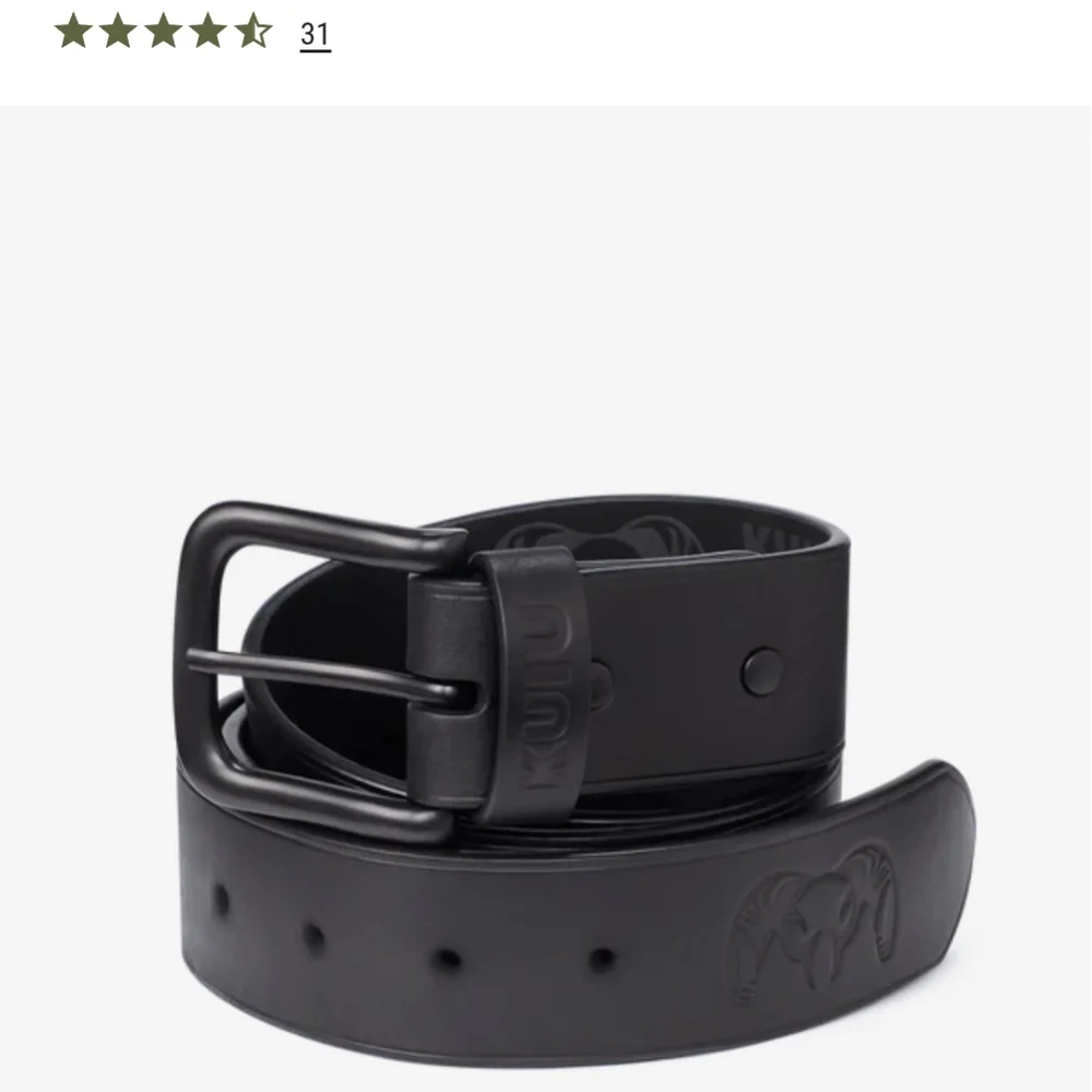 KUIU Black Leather Belt - Picture 5 of 5